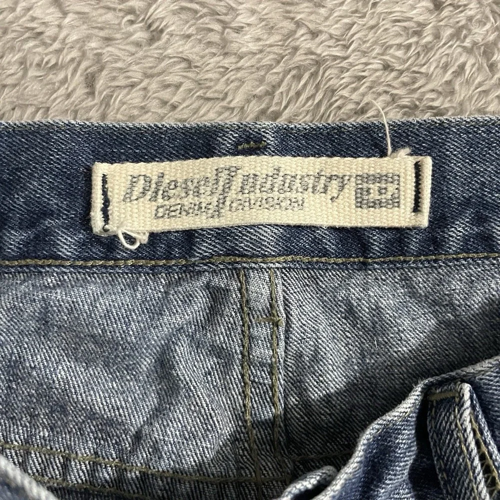 Diesel Industry Jeans Mens 34x32 Kulter Bootcut Blue Denim Medium Wash Mid Rise - Picture 2 of 9